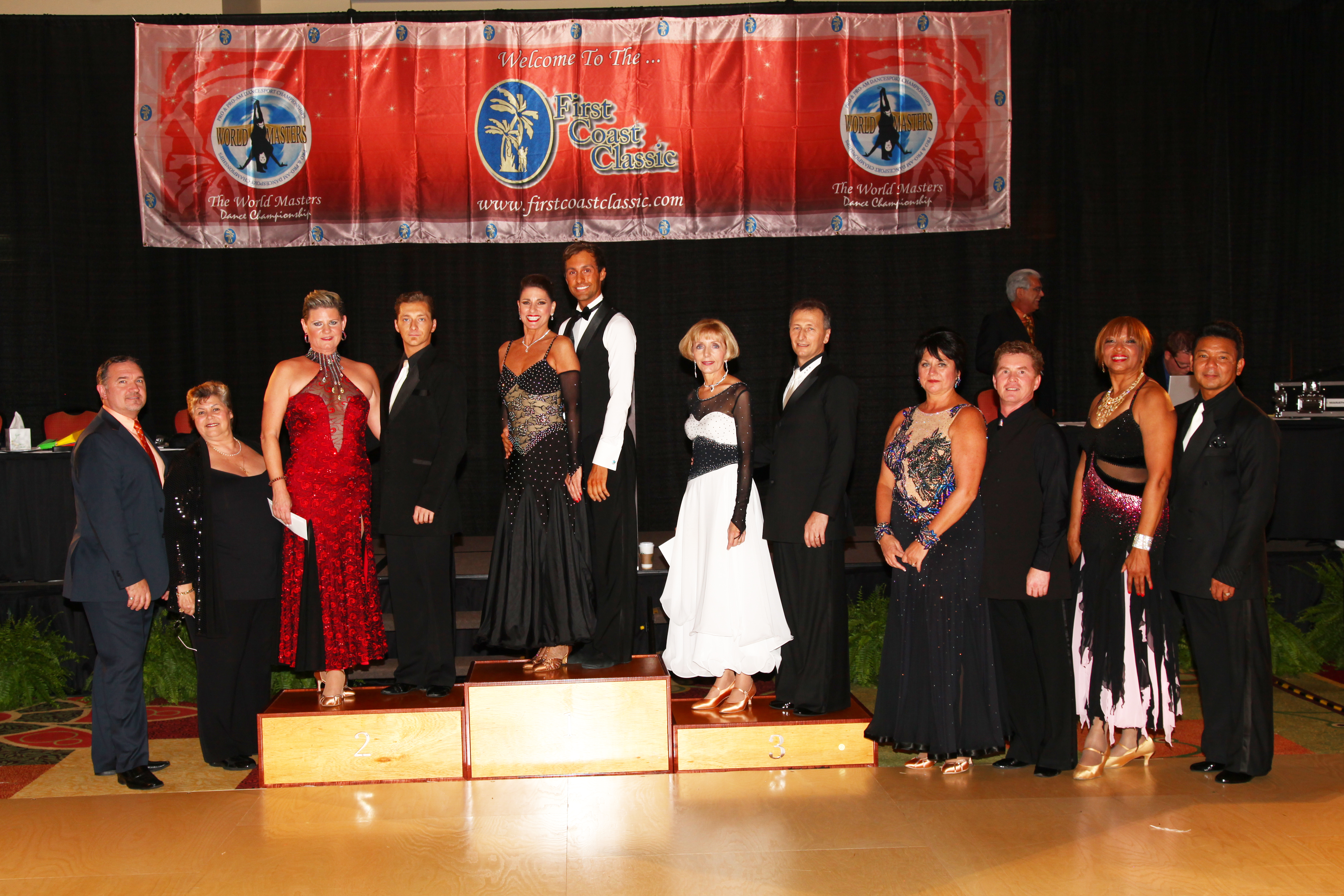 3 Dance Challenge Finalists (L to R: Far right: Beryle Baker with Lenn Ambanta); photo by Tony Eng